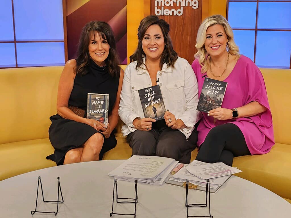 Annmarie author with ladies from Morning Blend